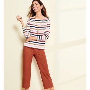 NWOT Talbots • Wide Leg Crop Chinos • Size 10